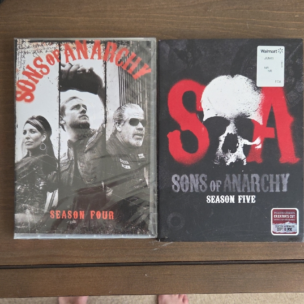 Sons of Anarchy Season Four & Season Five DVD Sets, New